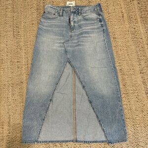 AE denim midi skirt NWT